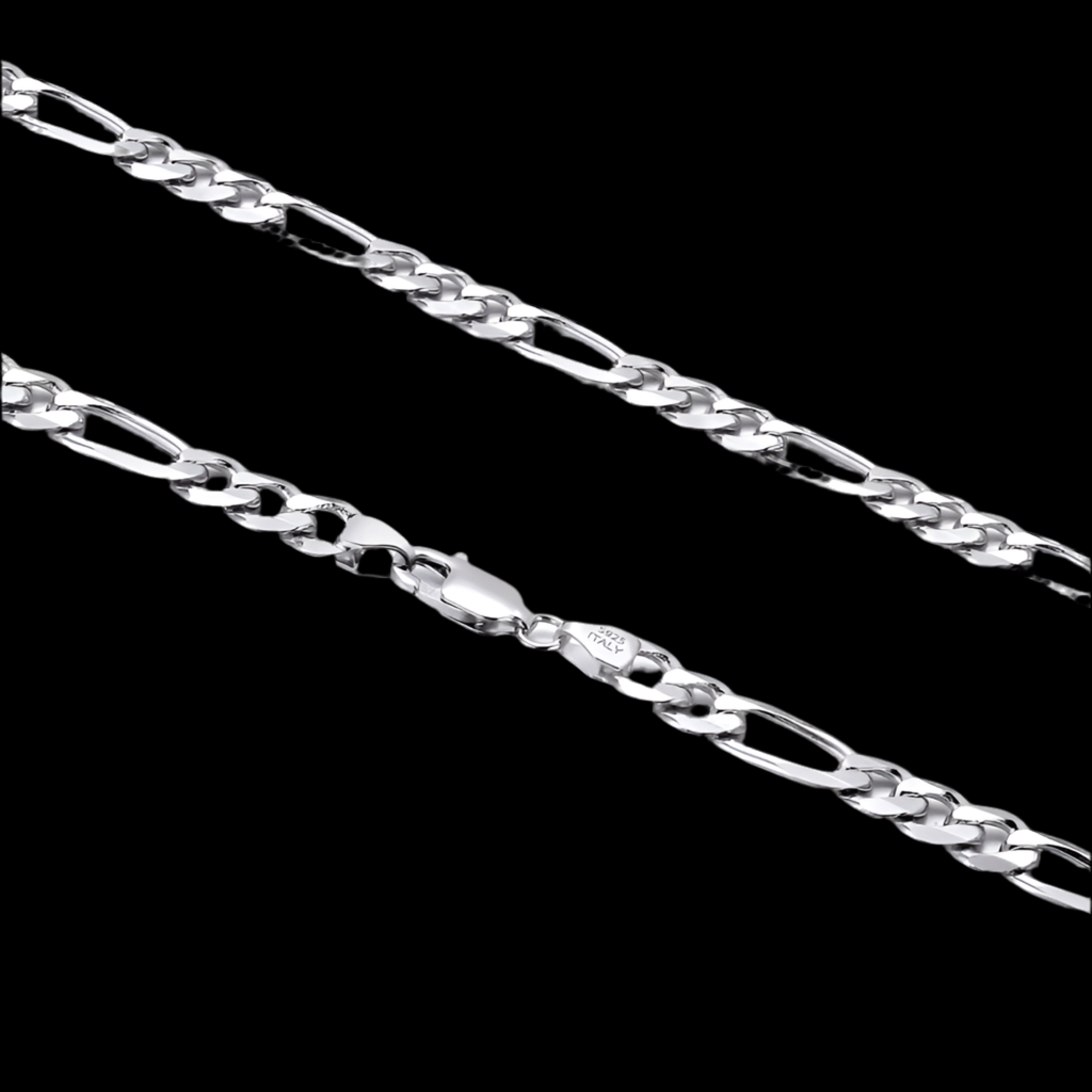 Cadena estilo Cartier Plata 925 enchape Oro blanco 18k