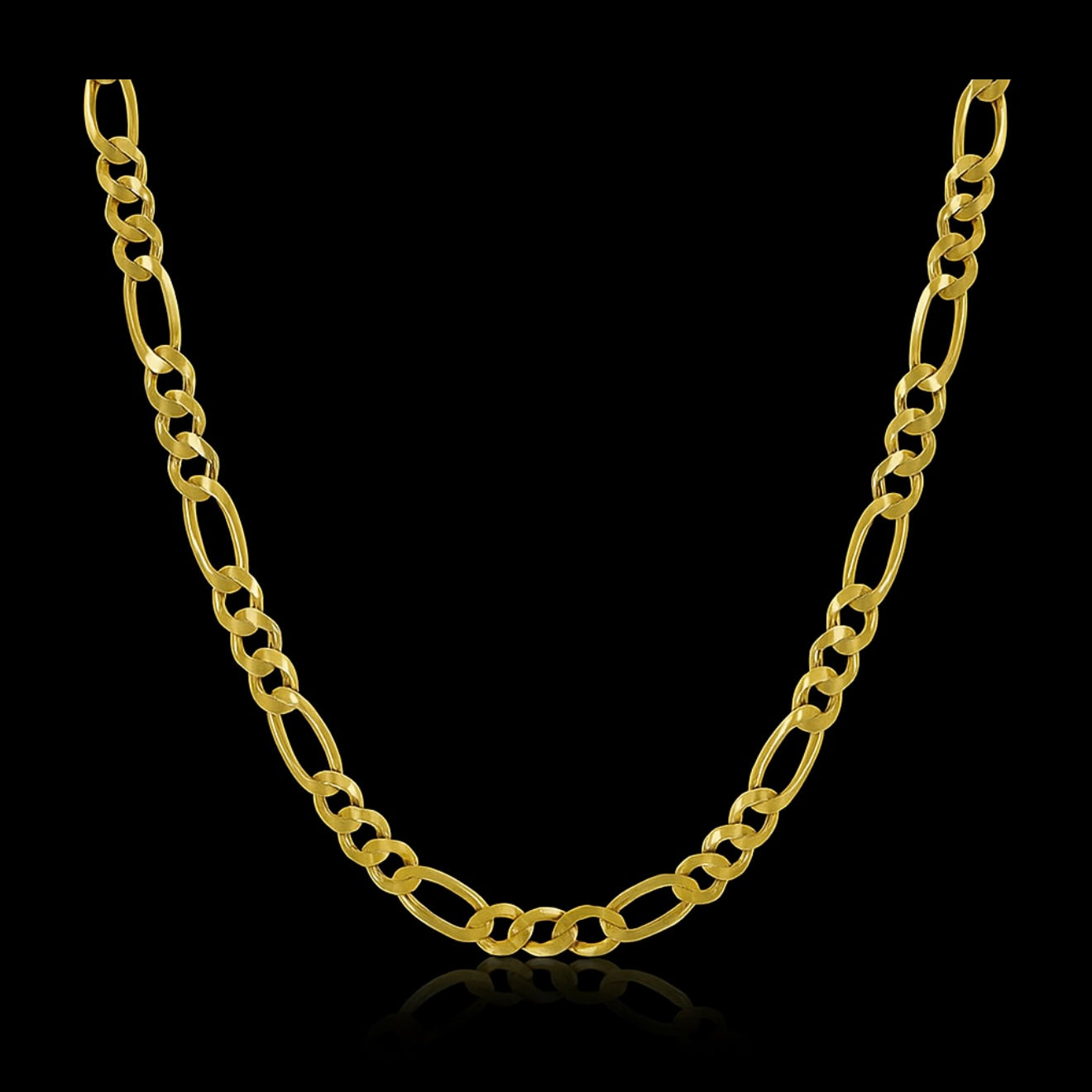 Cadena estilo Cartier Plata 925 enchape Oro amarillo 18k