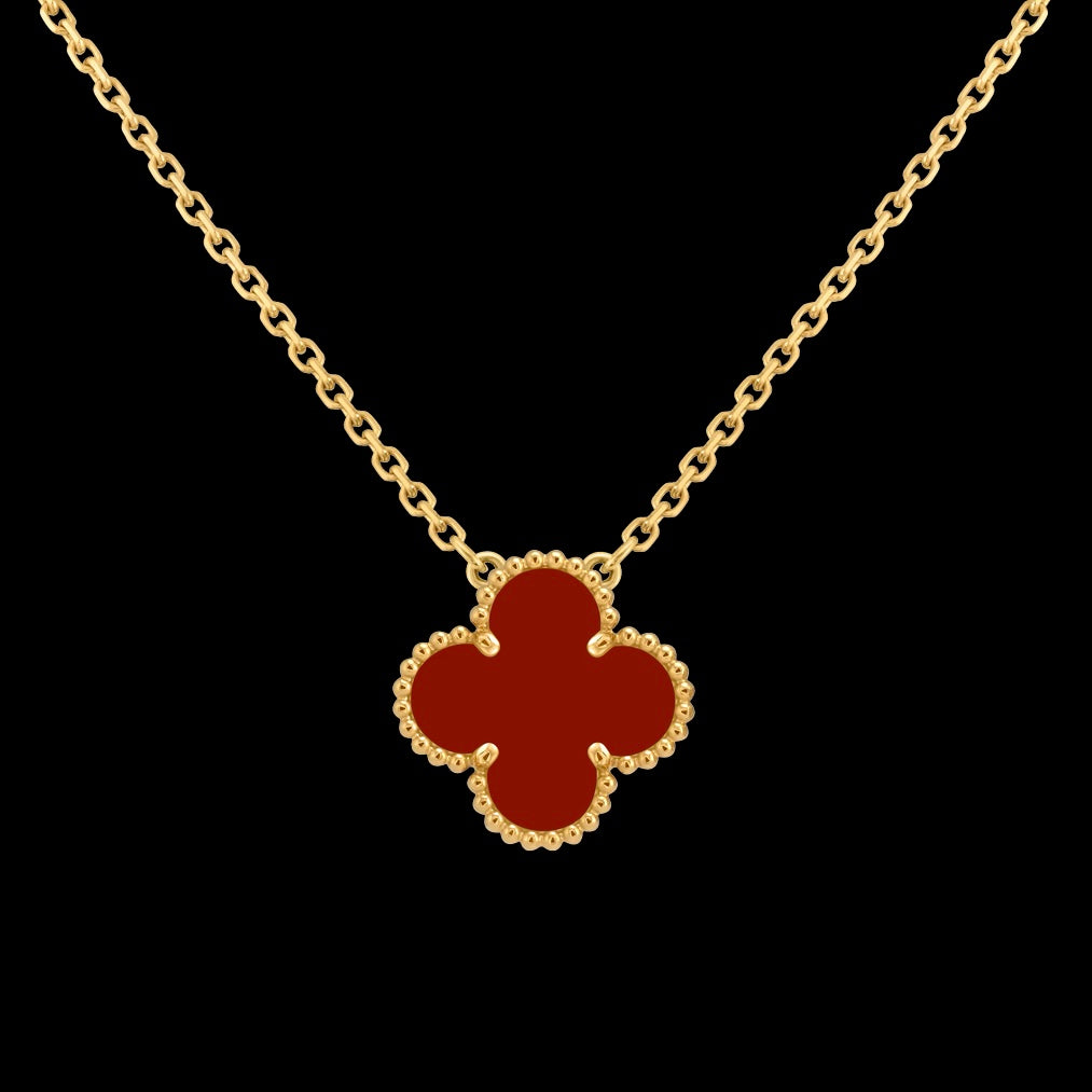 Collar 1 Trébol Rojo