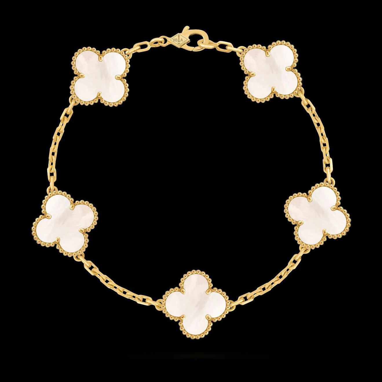 Pulsera Trébol Nácar