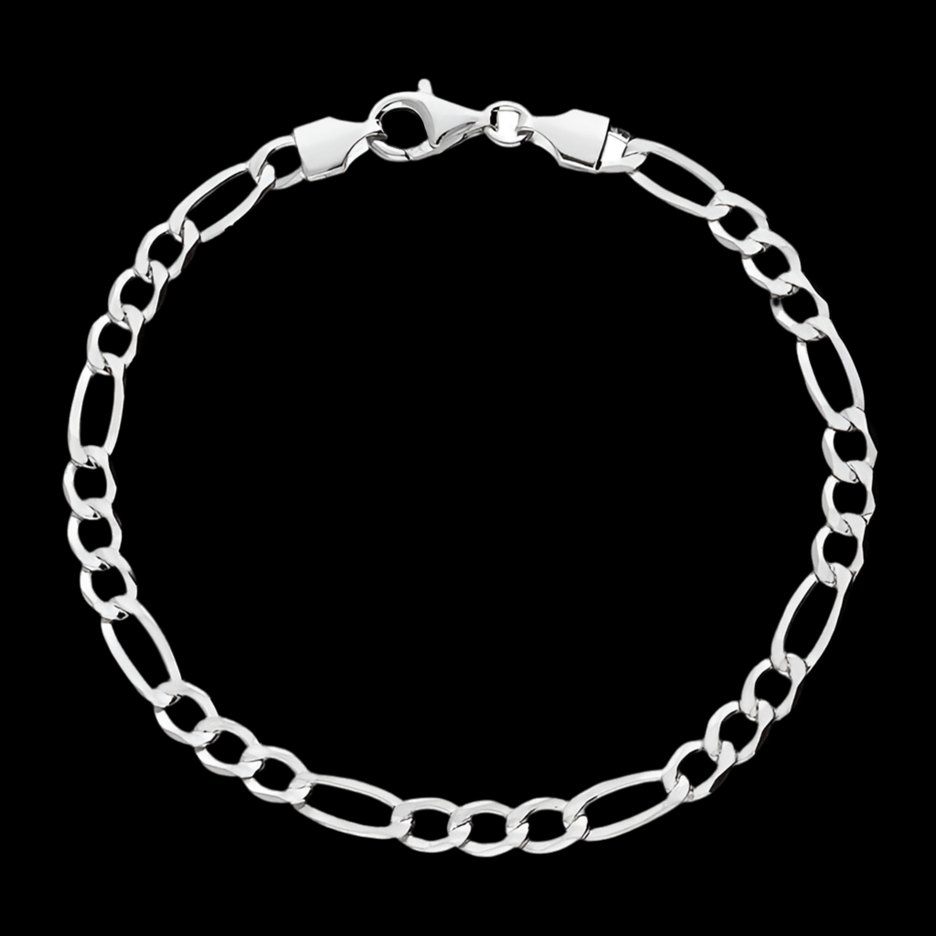 Pulsera estilo Cartier Plata 925 enchape Oro blanco 18k