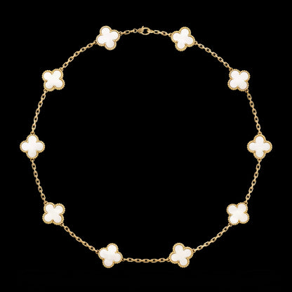Collar Trébol Nacar