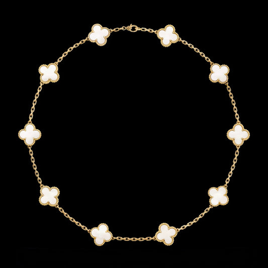 Collar Trébol Nacar