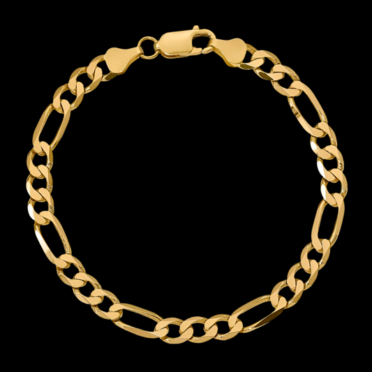 Pulsera estilo Cartier Plata 925 enchape Oro amarillo 18k