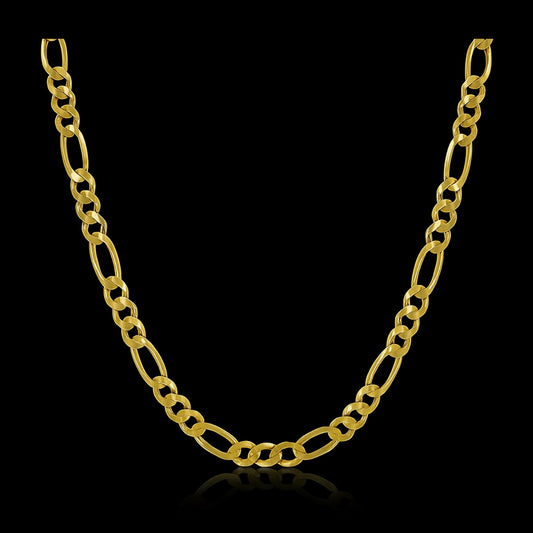 Cadena estilo Cartier Plata 925 enchape Oro amarillo 18k
