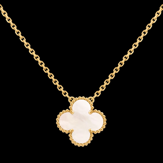 Collar Trébol Nacar