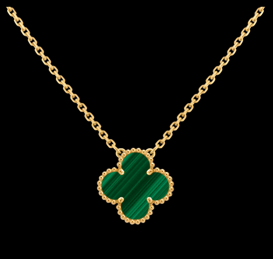 Collar Trébol Verde