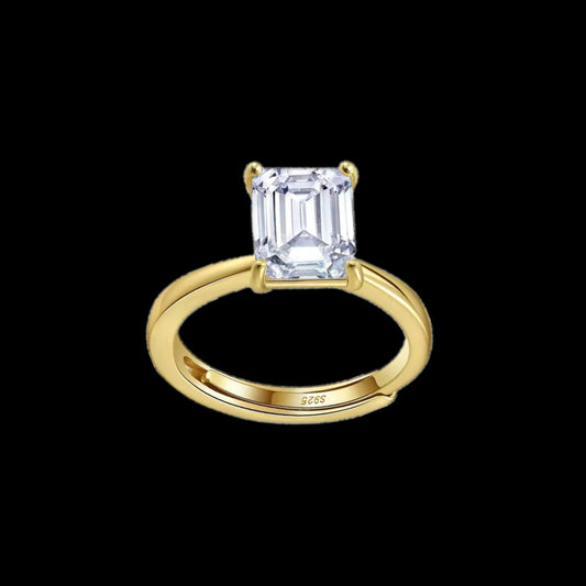 Anillo de promesa Cuadrado