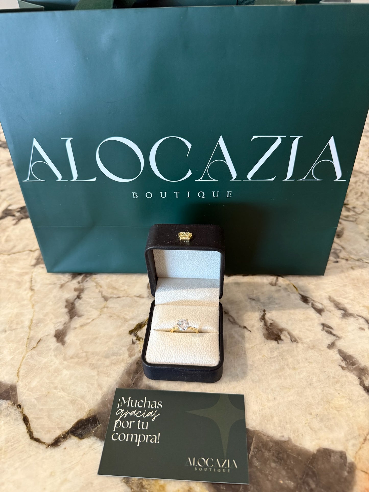 Anillo de promesa Redondo